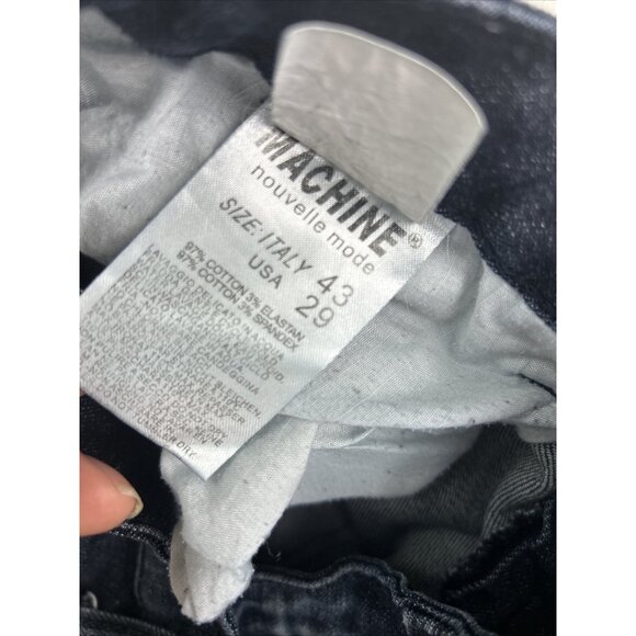 Machine Nouvelle Mode Women’s Jeans Size US 29 / 7 Dark Wash Blue Skinny - Picture 4 of 11